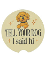 Simply Southern Car Coasters β 2.75"x0.25" absorbent stone inserts, fit any car cup holder, available in 14 designs from Sweet Southern Charm