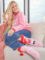 Fuzzy Holiday Camper Socks