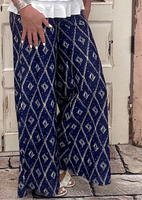 Palazzo Pant - Navy DiamoGlow