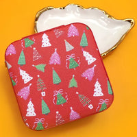 Christmas Jewelry Travel Case