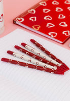 240931 - Ink Pen Set - Brushstroke Hearts
