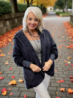 ONE-SIZE Comfort Cardigan - Charcoal