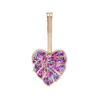 Shaped Luggage Tag -Amarena Cherry Tropical with a twist