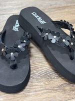 No Running Flip Flop - Black