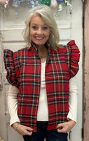 Jefferies Quilted Vest - Red