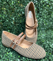 Own It - Black Tan Houndstooth