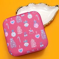Christmas Jewelry Travel Case