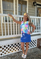 SPX0612 - Sleeveless Key Hole Top - CRLS