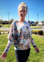 Dolman Sleeve Top - Multi