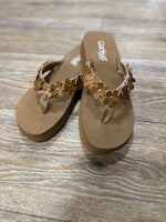 No Running Flip Flop - Caramel