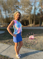 SPX0612 - Sleeveless Key Hole Top - CRLS