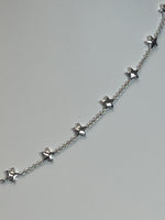 Sierra Star Strand Necklace in Rhodium Metal