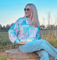Print Pullover - Quilted Pattern (QLTPTN)