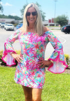 Michelle Dress - Coral Way