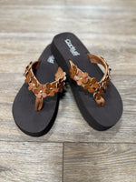 No Running Flip Flop - Cognac