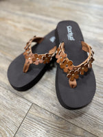 No Running Flip Flop - Cognac