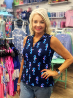 Sleeveless Zip Top - SEHN