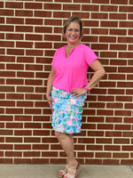 SPX0658 Short Sleeve Key Hole Top - BHP