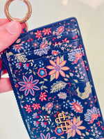 Simply Southern ID Coin Pouch - Navy Floral (SPCFLR)