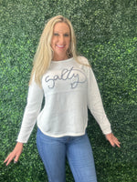Lulu-B Sweater - White Salty (STY)