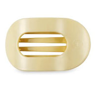 Flat Round Clip - Butter Yellow