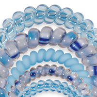 Teleties Hair Coils 5 Pack - Blue Lagoon