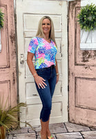 V-Neck Short Sleeve Top - CRLS