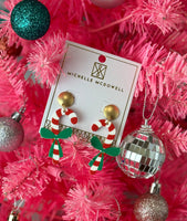 Merry Candy Cane Earrings