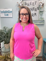 Sleeveless Key Hole Top - BHP