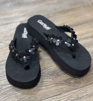 No Running Flip Flop - Black