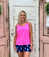 Lulu-B Tank - Bright Pink