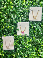 Cailey Butterfly Silver Necklace in Ivory Mother of Pearl