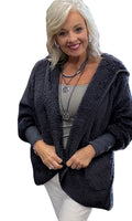 ONE-SIZE Comfort Cardigan - Charcoal
