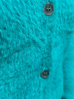 Marisol Fuzzy Cardigan - Blue