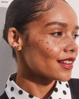 Disney | Kendra Scott Gold Mickey Mouse Stud Earrings in Red Drusy