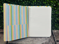 Have a lot to say and no place to put it? With 160 college-ruled pages, this mini notebook in Lilly Garden Home gives you space to share your dreams, keep track of your travels, or even jot down grocery lists. And it's all held within a concealed spiral book splashed with a bright, sunny Lilly print.