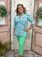 The Lulu-B Bangladine Pull On Contemporary Capris are a warm-weather staple designed for comfort, polish, and everyday versatility. Crafted from Lulu-B’s signature bangladine fabric, these capris offer a smooth, structured feel with just the right amount of stretch. The contemporary fit creates a flattering silhouette that moves easily from casual days to dressed-up outings. Lightweight, comfortable, and travel-friendly, these capris are a go-to piece you’ll reach for again and again