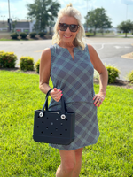 Sleek, stylish, and sun-smart — this Sleeveless Keyhole Top is made from a soft 92% Nylon and 8% Spandex blend for a comfortable stretch fit. It features a flattering V-neckline with a keyhole detail, a straight hemline, and a 23-inch center length. Pre-shrunk for consistent sizing and offering UPF 50 sun protection, it's perfect for warm-weather outings. Easy to care for—just machine wash and hang dry.