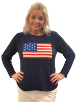 Lulu-B Sweater - Navy Flag
Stay cozy and stylish in this crewneck sweater crafted from a soft 55% acrylic and 45% cotton blend. Features a classic fit and a 25.5" center back length. Easy care — just machine wash cold and line dry.