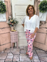 Stay stylish with this lightweight cardigan featuring a textured weave pattern. Perfect for summer, it offers great arm coverage without feeling too hot.