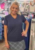 Stay effortlessly cool and stylish in our V-Neck Short Sleeve Top! Designed for comfort and performance, this lightweight top is made from sun-protective fabric, keeping you safe while you enjoy the outdoors. The flattering V-neckline adds a chic touch, making it perfect for everything from casual outings to active adventures. Whether you're soaking up the sun or on the go, this top ensures all-day comfort and protection in style!