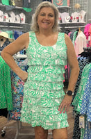 Cha Cha Dress - SBKC
Meet the dress that does it all. The Cha Cha is a best-selling sleeveless style that flatters every shape with its charming front-and-back ruffles, scoop neckline, and straight hemline — effortlessly polished whether you're strolling the boardwalk or running weekend errands.