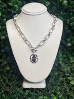 Some gifts say everything words can't. The Mama Silver Link and Chain Necklace is a meaningful keepsake she'll reach for every single day — a coin pendant engraved with script, an Abbie-inspired design, and a chic toggle closure that makes it as easy to wear as it is to love. Thoughtful enough for a gift, stylish enough to become her signature piece.