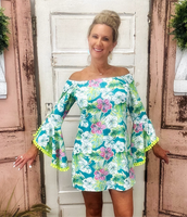 Michelle Dress - Maui Hibiscus