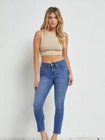 mid rise ankle jeans, cigarette ankle jeans, women’s slim jeans, stretch denim jeans, boutique ankle jeans, everyday women’s denim, Sweet Southern Charm denim