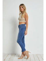 mid rise ankle jeans, cigarette ankle jeans, women’s slim jeans, stretch denim jeans, boutique ankle jeans, everyday women’s denim, Sweet Southern Charm denim