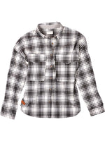 Plaid Shacket - Grey