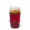 Christmas Plaid Iced Cup Coolie 22oz