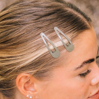 Snap Clip (6 Count) - Sage it ain't so