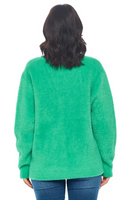 Marisol Fuzzy Cardigan - Green